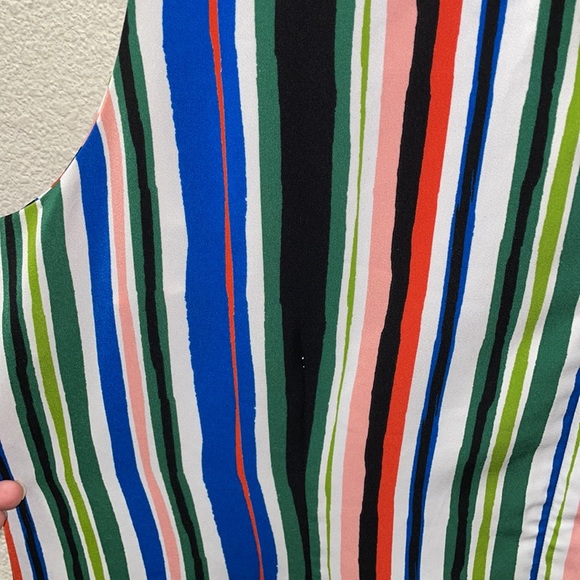 Eloquii Vertical Striped Cut Out Dress - Picture 10 of 10